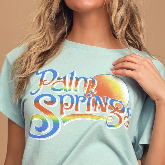 Daydreamer Palm Springs Tour Boyfriend Tee - Picture 3 of 11